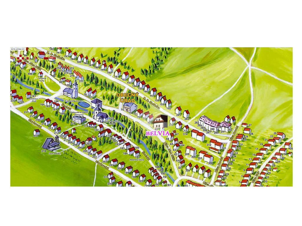 Penzion Belvia Nová Lesná Exterior foto